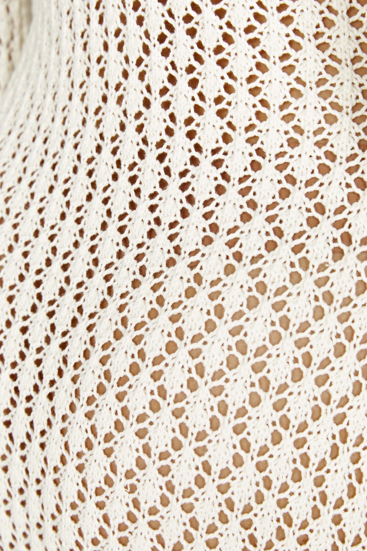 Luftiges Strandkleid Gestrickt Sommerkleid Damen
