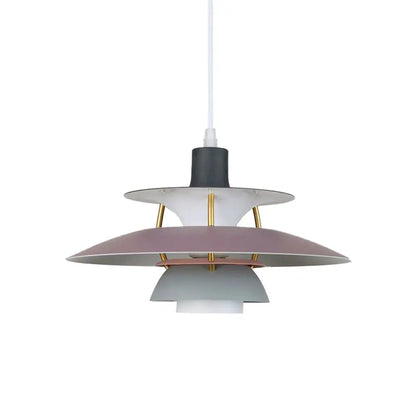 MaxMosaic | Moderne Schatten LED Hängelampe Buntes Metall Wohn/Schlafzimmer/Esszimmer Zendoo.de