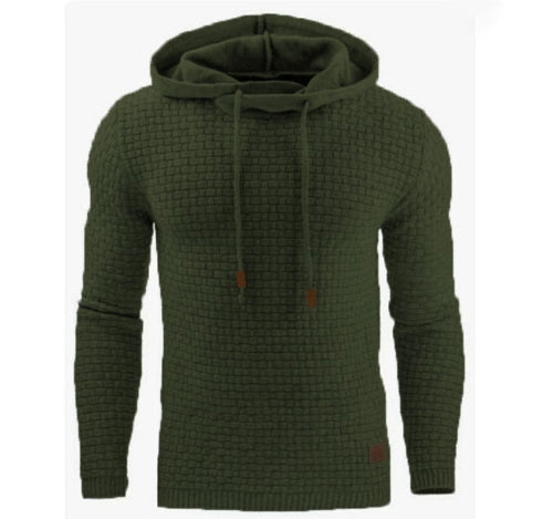 Herren Kapuzenpullover Strukturiert Modern Bequem