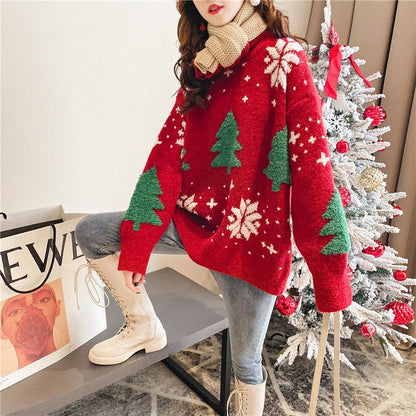 Weihnachtspullover – Warmer, Weicher Weihnachts-Pulli für die Festtage