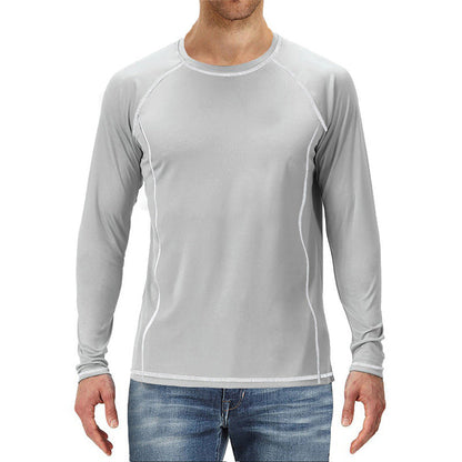 Herren Langarmshirt Atmungsaktiv Modern Schnitt