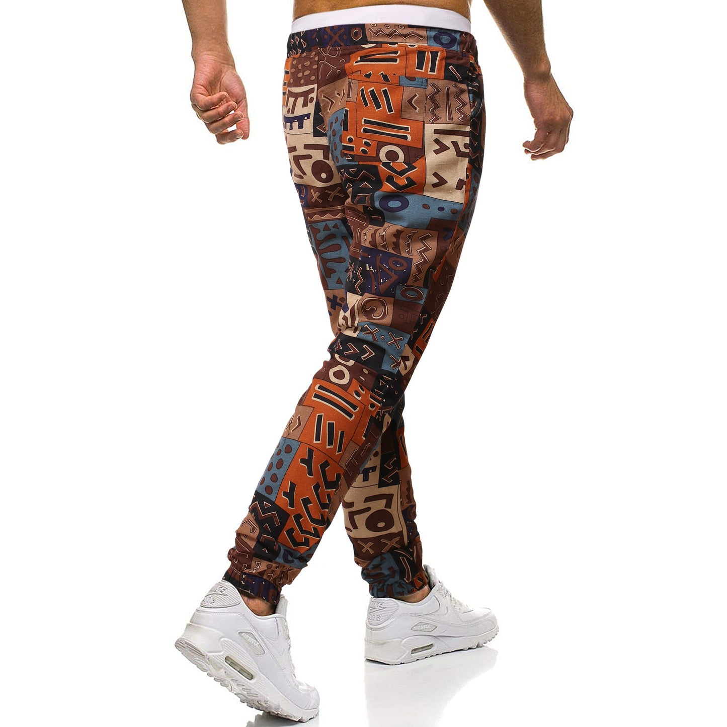 Herren Jogginghose Graffiti Muster Trendy Bequem