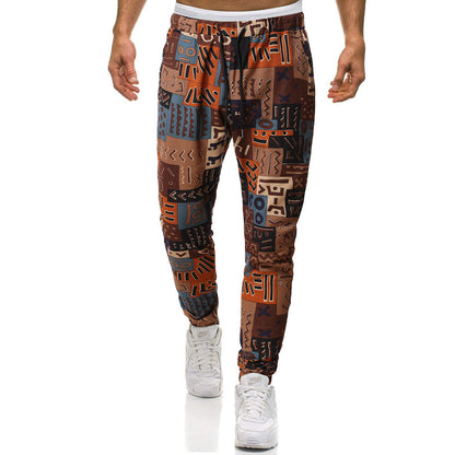 Herren Jogginghose Graffiti Muster Trendy Bequem