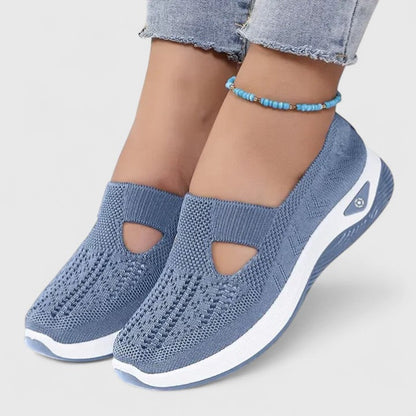 Damen Sneaker Atmungsaktiv Mesh Laufschuhe Bequem