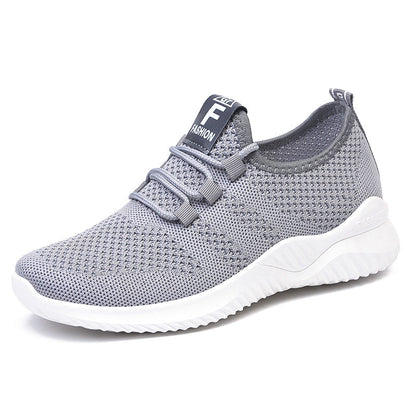 Damen Sneaker Atmungsaktiv Knit Schuhe Bequem