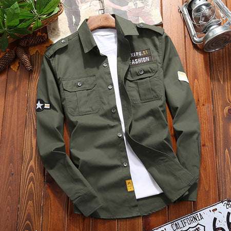 Herren Cargo Hemd Robust Funktional