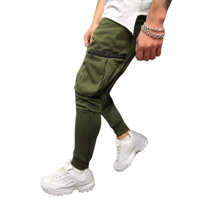 Herren Cargohose Elastisch Bequem Mit Taschen