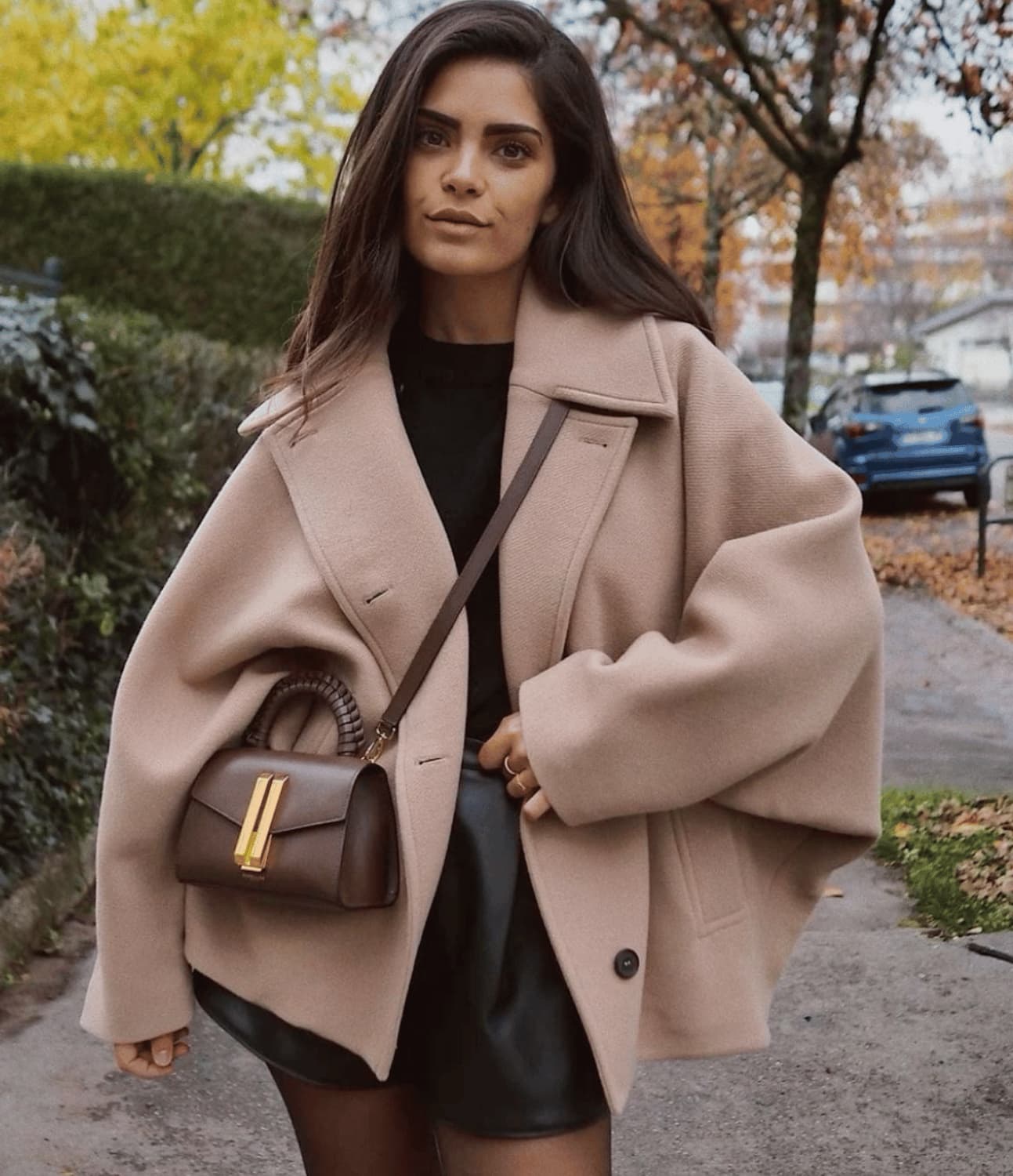 Großer Wollmantel Oversized Damenwarm Mantel