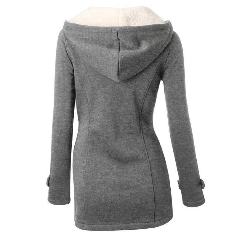 Damen Fleecejacke Kapuzenjacke Warm Gemütlich - BerlinGlamour
