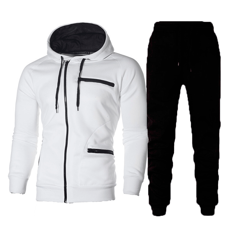 Herren Sportset Hoodie Jogginghose Set Sportlich Funktionell Modern