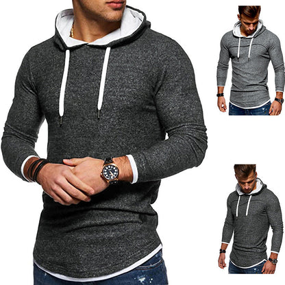 Herren Kapuzenpullover Modern Lässig Reißverschluss - BerlinGlamour