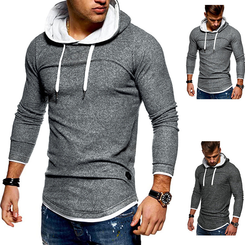 Herren Kapuzenpullover Modern Lässig Reißverschluss