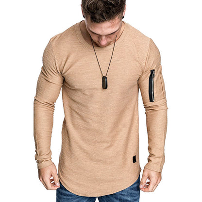 Herren Langarmshirt Sportlich Moderner Schnitt