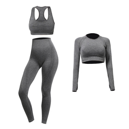 Yogahosen-Set Damen Schnelltrocknend Eng Anliegend