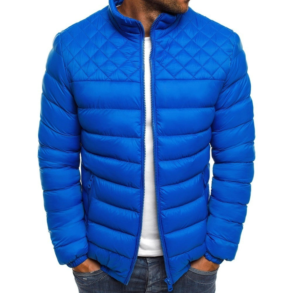 Herren SteppjackeWarm Elegant Schwarz