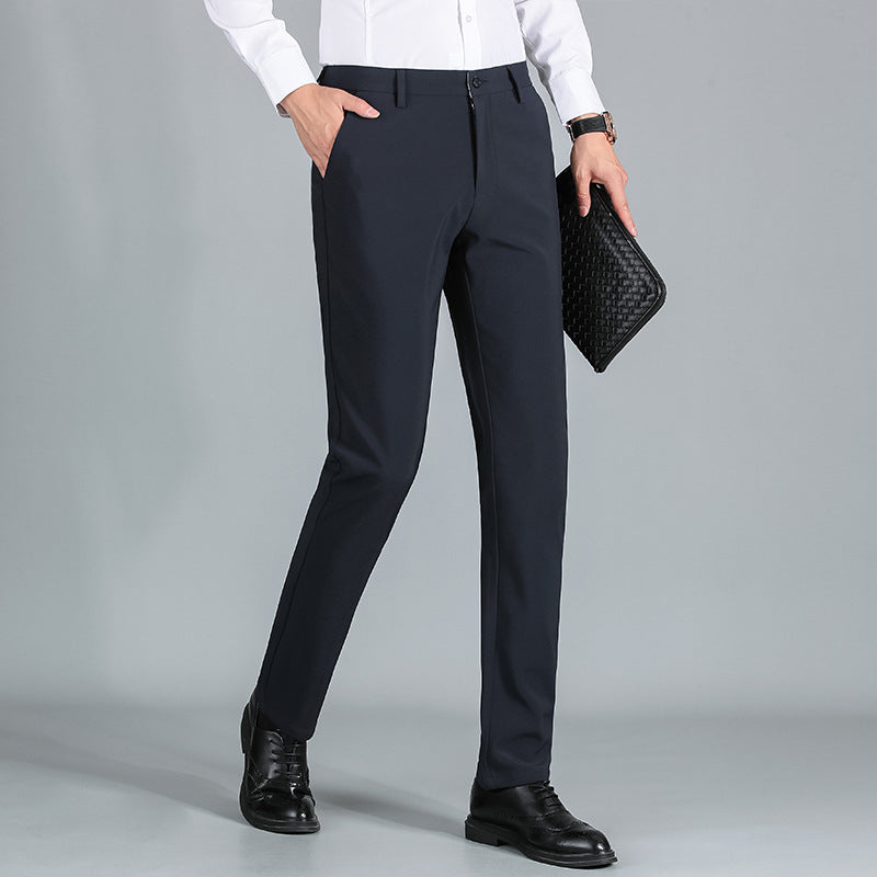 Herren Anzughose Elegant Glänzend Komfortschnitt
