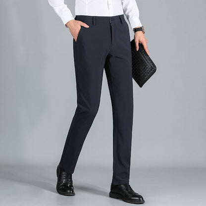 Herren Anzughose Elegant Glänzend Komfortschnitt