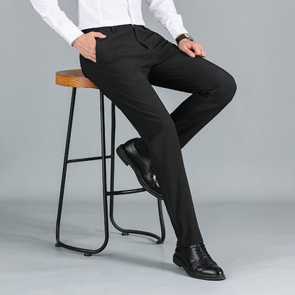 Herren Anzughose Elegant Glänzend Komfortschnitt