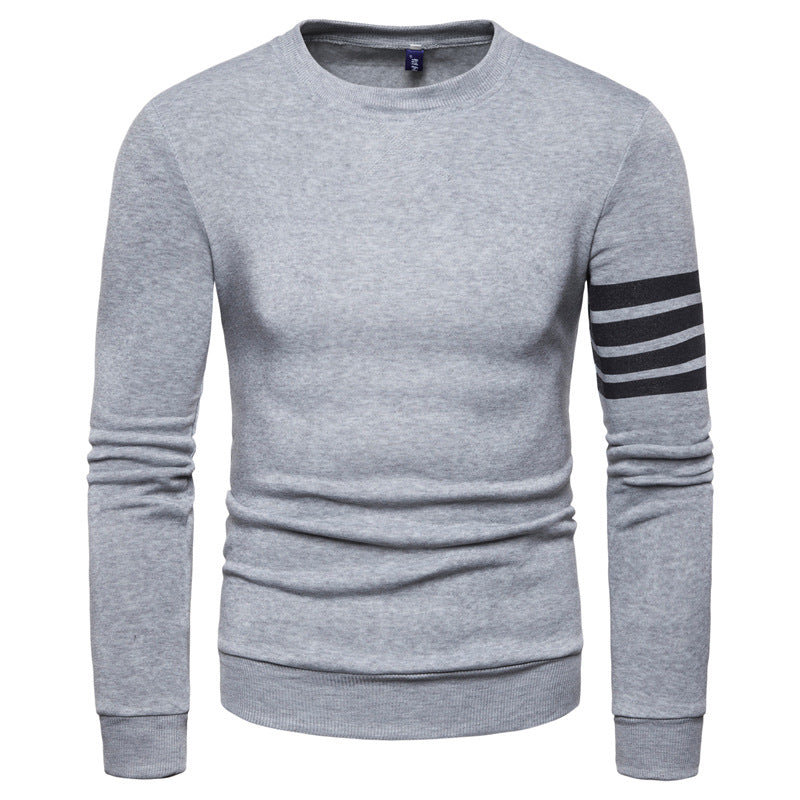 Herren Sweatshirt Sportlich Streifen Design Modern