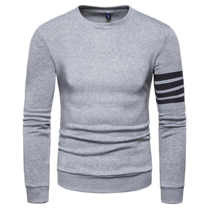 Herren Sweatshirt Sportlich Streifen Design Modern
