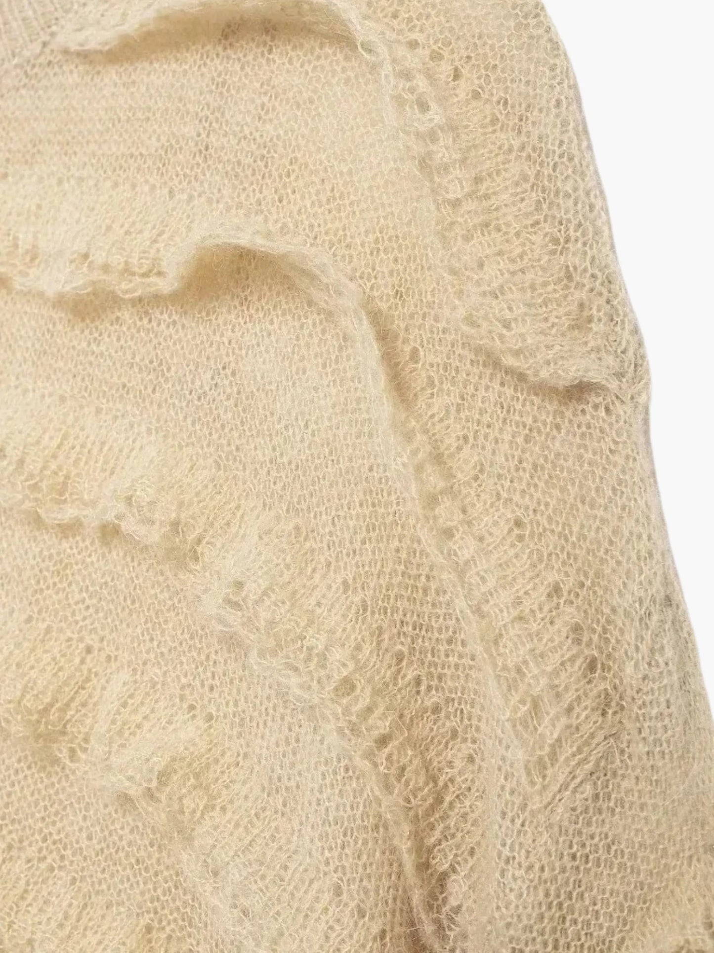 Damen Strickpullover Warm Gemütlich Strukturiert