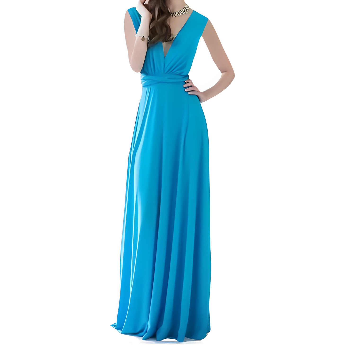 Julianne: Elegantes langes Kleid für den Club