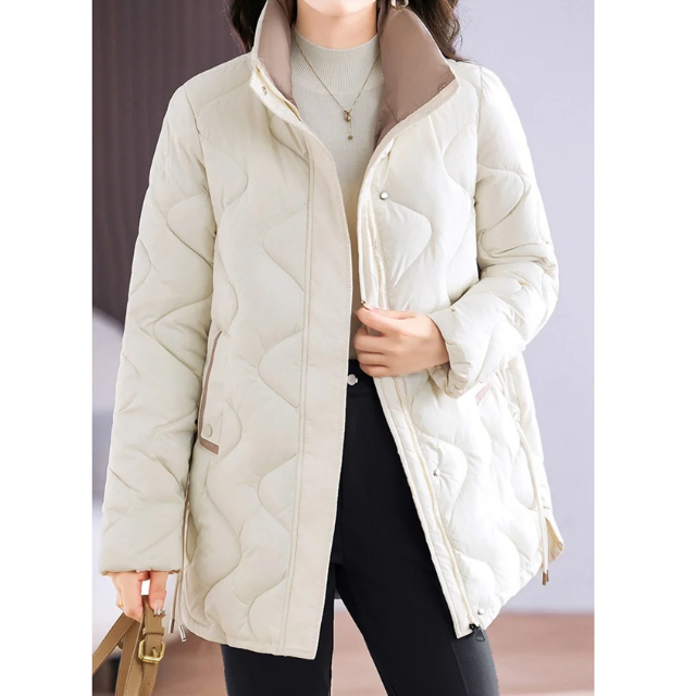 Damen Winterjacke Langärmelig Warm Freizeit
