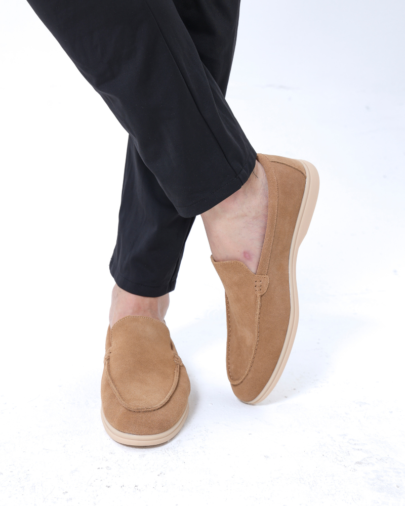 Herren Loafer Wildleder Schuhe Elegantes Design