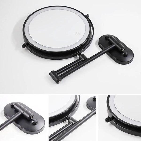 LED Make-up Spiegel Doppelseitig mit hellem Licht - BerlinGlamour