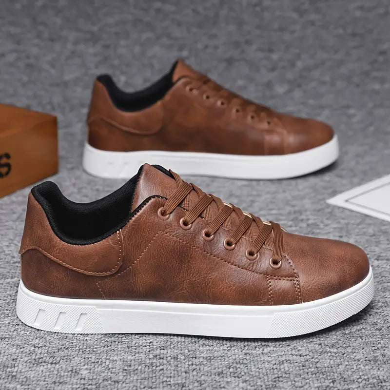 Herren Schnürschuhe Bequem Komfort Sohle