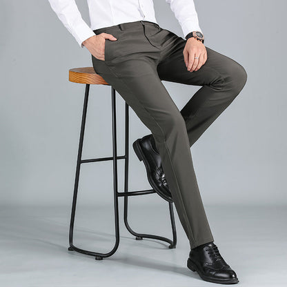 Herren Anzughose Elegant Glänzend Komfortschnitt