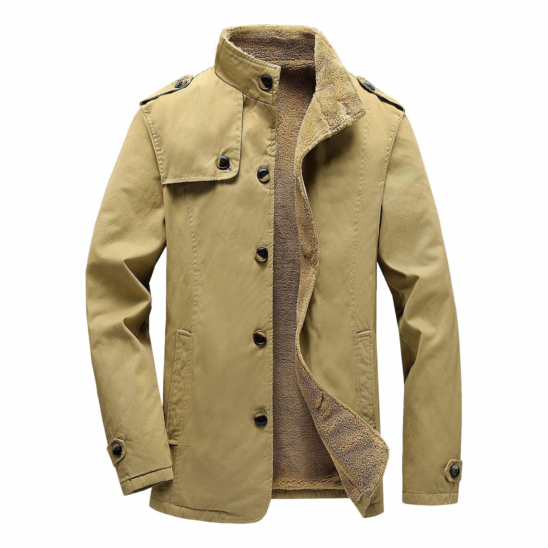 Herren Übergangsjacke Modisch Kuschelig Winter - BerlinGlamour