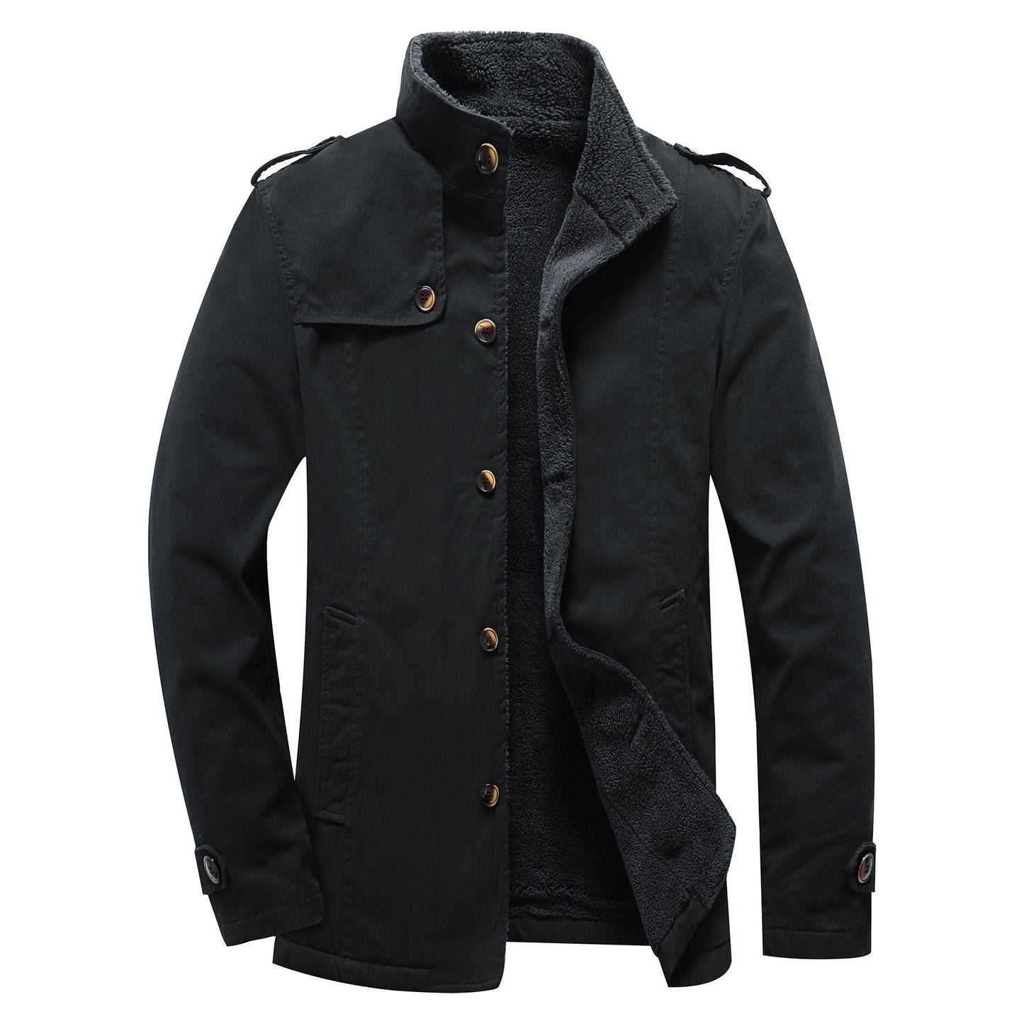Herren Übergangsjacke Modisch Kuschelig Winter