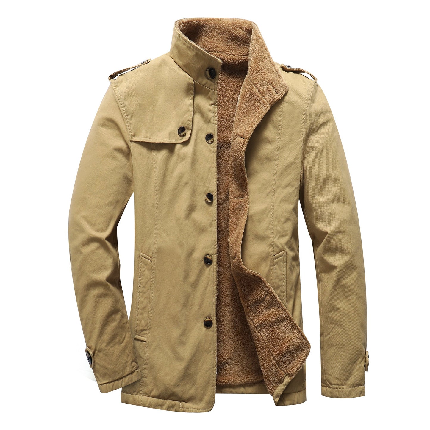 Herren Übergangsjacke Modisch Kuschelig Winter