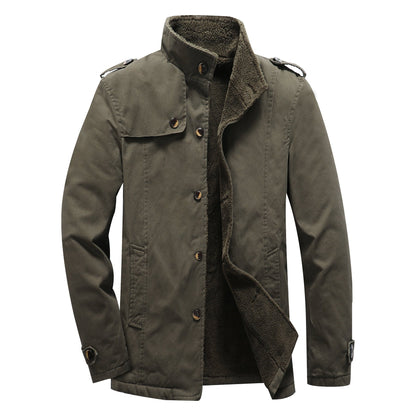 Herren Übergangsjacke Modisch Kuschelig Winter