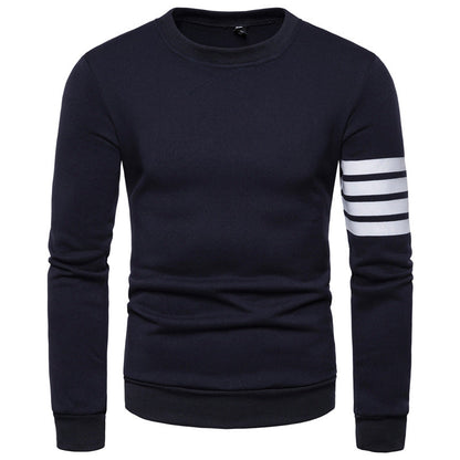 Herren Sweatshirt Sportlich Streifen Design Modern