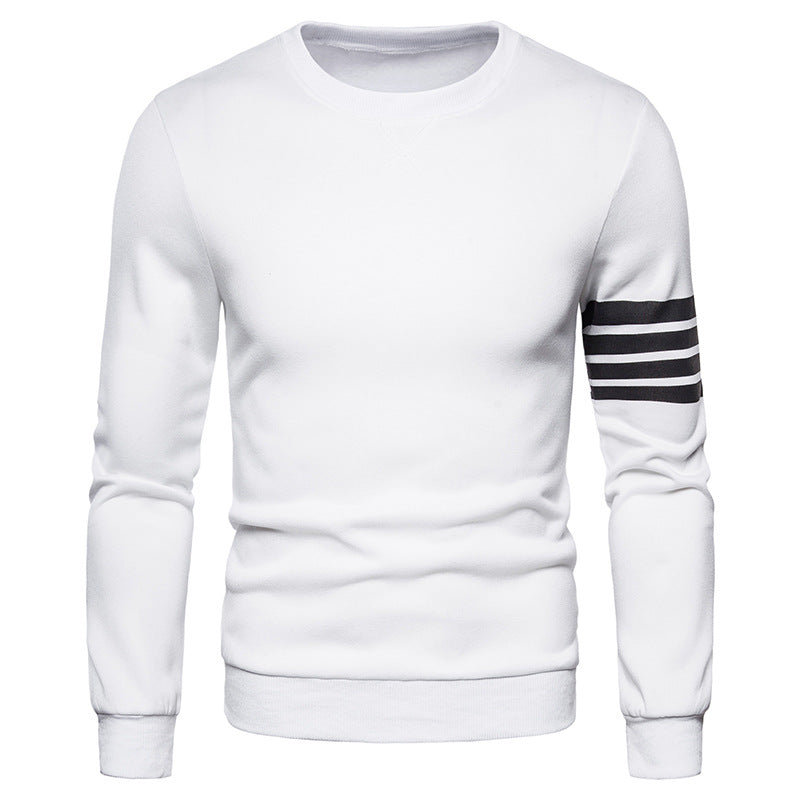 Herren Sweatshirt Sportlich Streifen Design Modern