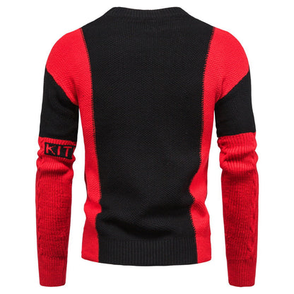 Strickpullover Herren Modern mit Struktur Optik