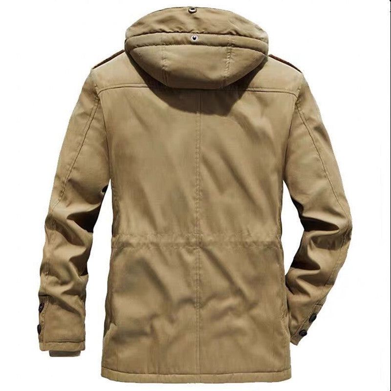 Herren Outdoor-Jacke Warm Gefüttert Wasserdicht