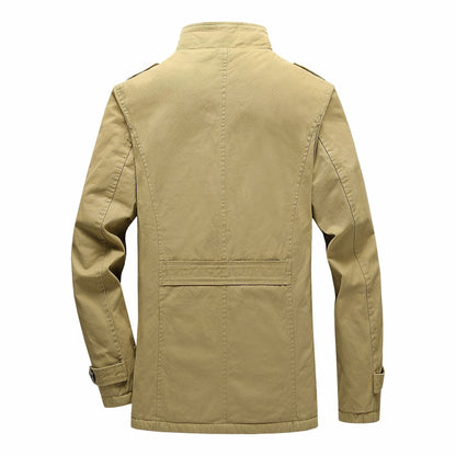 Herren Übergangsjacke Modisch Kuschelig Winter