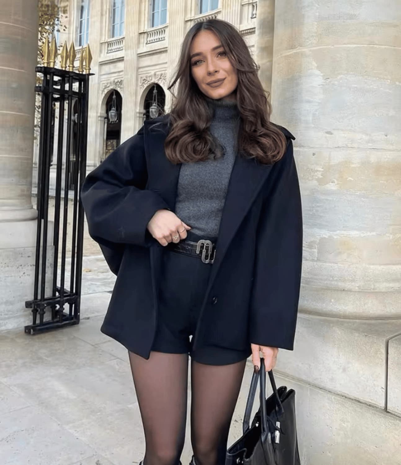 Großer Wollmantel Oversized Damenwarm Mantel