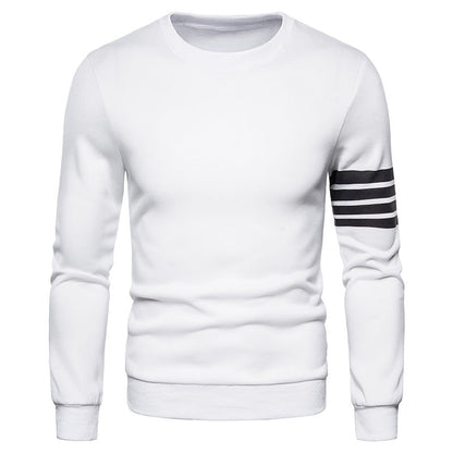 Herren Sweatshirt Sportlich Streifen Design Modern
