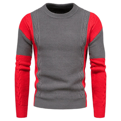 Strickpullover Herren Modern mit Struktur Optik