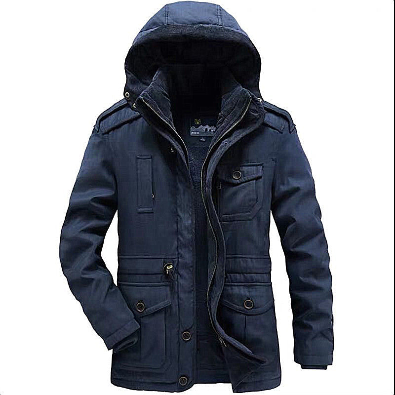 Herren Outdoor-Jacke Warm Gefüttert Wasserdicht