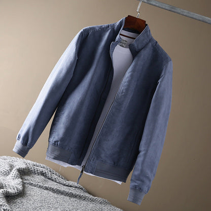 Herren Outdoorjacke Lässig Weich Wasserdicht Mit Taschen