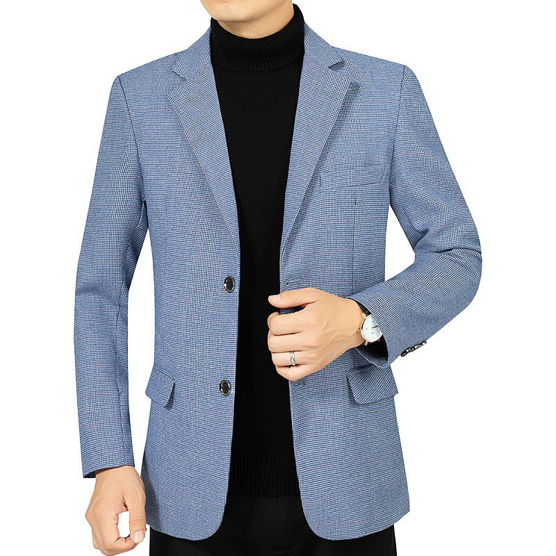 Herren Blazer Streifenanzug Modern Geschäftlich - BerlinGlamour