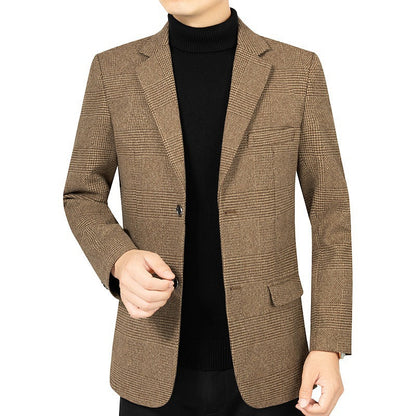 Herren Blazer Streifenanzug Modern Geschäftlich