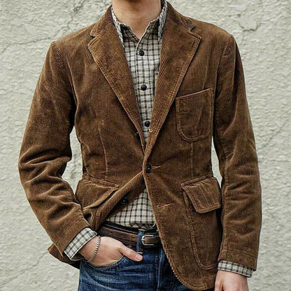 Herren Blazer Slim Fit Zeitlos Elegent