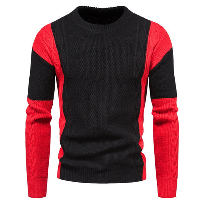 Strickpullover Herren Modern mit Struktur Optik