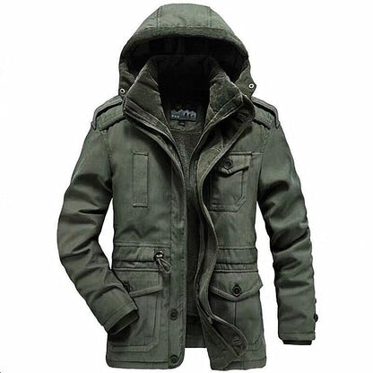 Herren Outdoor-Jacke Warm Gefüttert Wasserdicht - BerlinGlamour